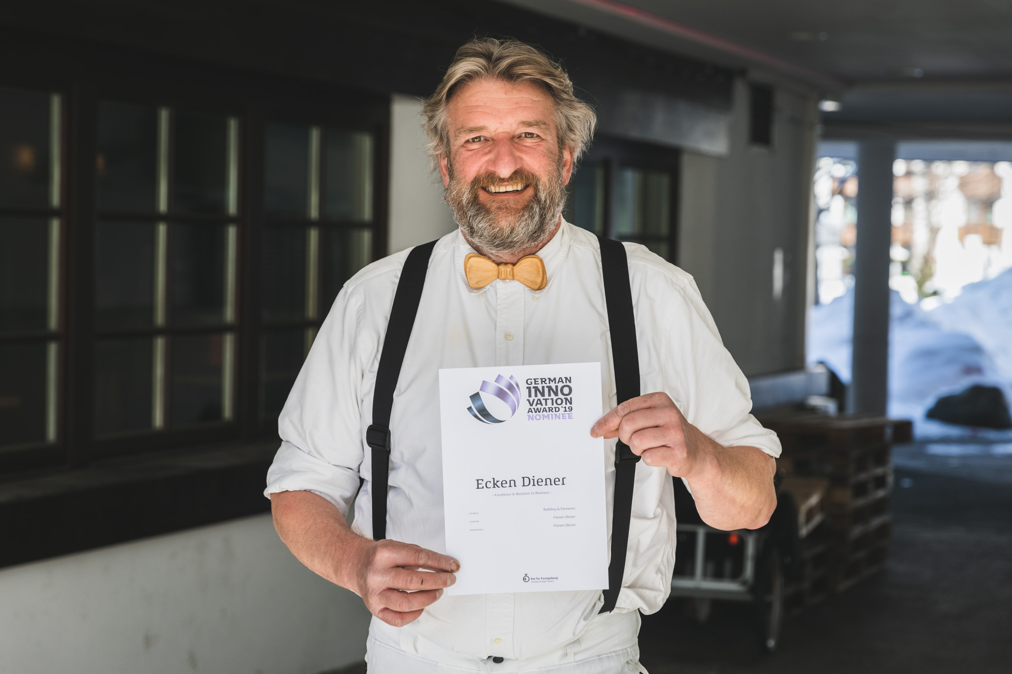 Ecken Diener für den German Innovation Award 2019 nominiert:
